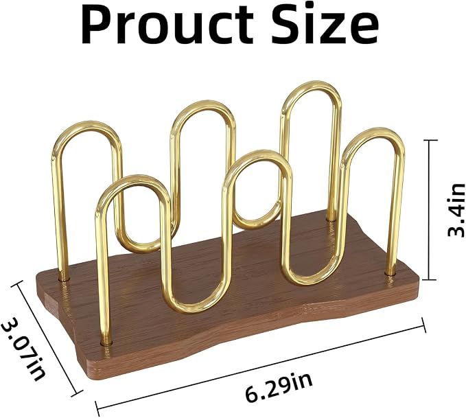Mail Holder Organizer Countertop, Metal Mail Sorter - Image 2