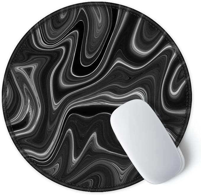 ITNRSIIET Round Mouse Pad with Stitched Edge Premium-Textured Waterproof - Image 2
