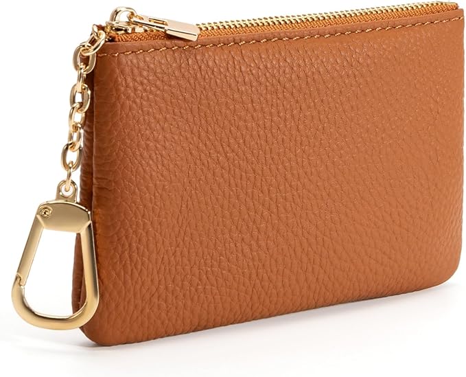 Full Grain Leather Coin Purse by Unknown