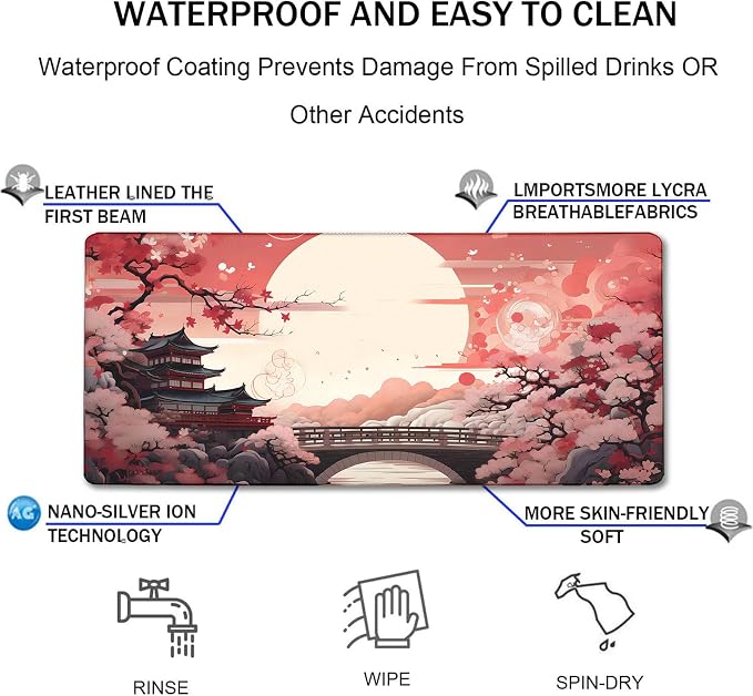 Japanese Large Gaming Mouse Pad - Image 4