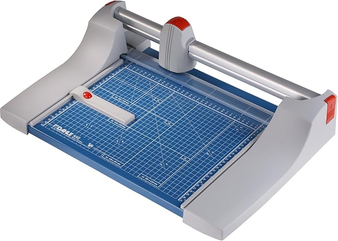 Dahle 440 Premium Rotary Trimmer, 14" Cut Length, 30 Sheet Capacity, Self-Sharpening, Automatic Clamp, German Engineered Paper Cutter-DeskLoop Office