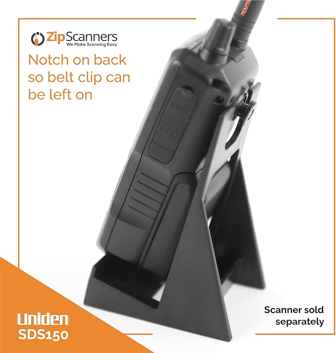 Desktop Stand for Uniden SDS150 & SDS100 Police Scanner & All Handheld Scanners - Image 4