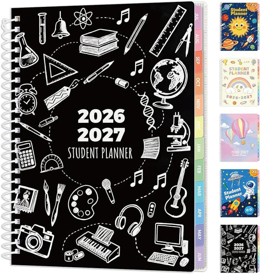SUNEE Elementary Student Planner 2026-2027, Dated Academic Year Jul. 2026 by SUNEE