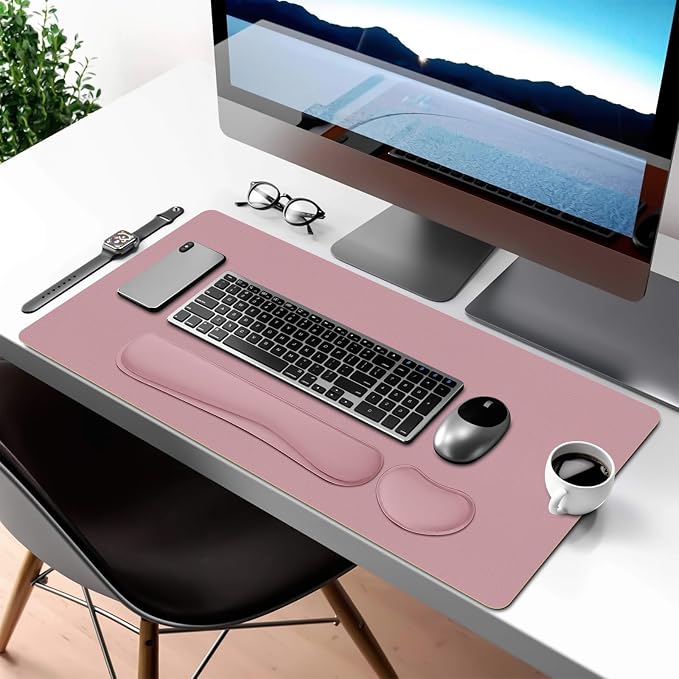 Mouse Pad and Keyboard Wrist Rest, 3-in-1 Keyboard and Mouse Pad Set, Ergonomic - Image 7