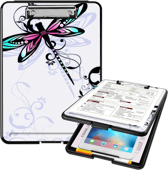 A4 Clipboards, Heavy Duty Waterproof Nursing Plastic Folder Clipboard by Unknown