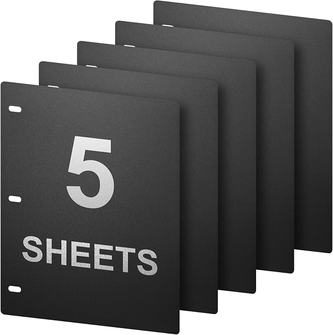 1mm Thick Full Flat Sheet Lifters, Protect Binder Page Sheet by Homakover