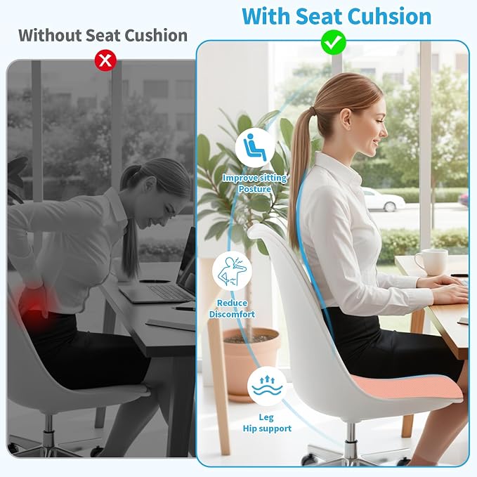 TranquilRelax 2XL Seat Cushion, Memory Foam Cushion - Image 6