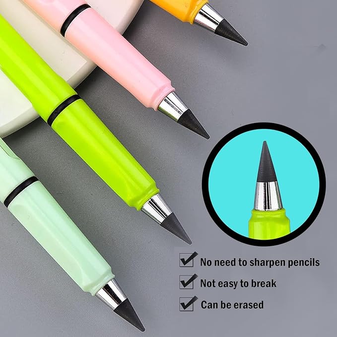 6 Sets Everlasting Pencil, Infinity Pen, NO-Sharpening Pencils - Image 7