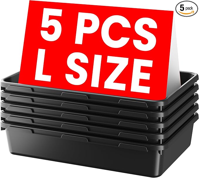 A-LUGEI【Large Size】【5 Pcs】 Tool Box Organizer Tray Divider【Single Size】 Desk by A-LUGEI