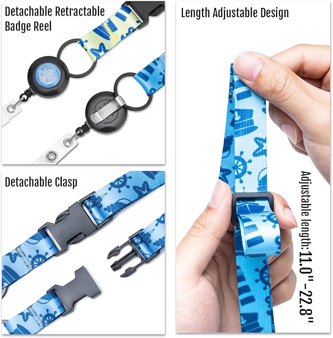 MNGARISTA Cruise Lanyard for Ship Cards, Adjustable Lanyard - Image 2