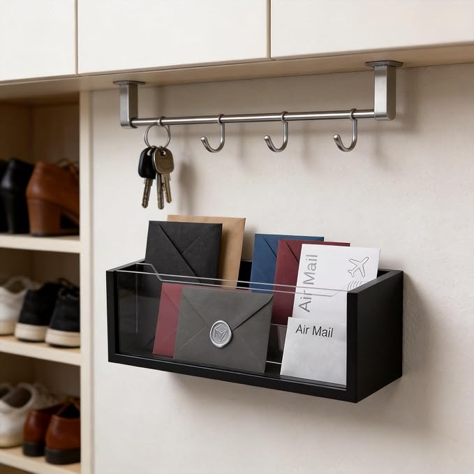 Mail Organizer with Clear Acrylic Dividers - Image 7