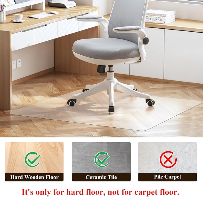 Office Chair Mat for Hard Wood Floors - Image 2