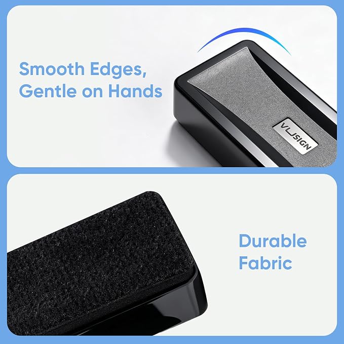 VUSIGN Dry Erase Eraser, Magnetic White Board Eraser- 2 Pack, Calendar Board - Image 4