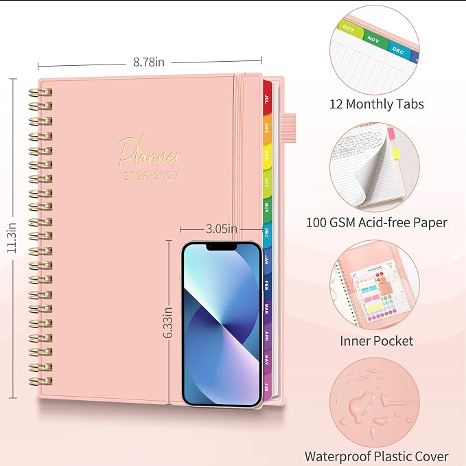 EMSHOI 2026-2027 Appointment Book, 15-Minute Hourly Academic Planner, Large Size - Image 6