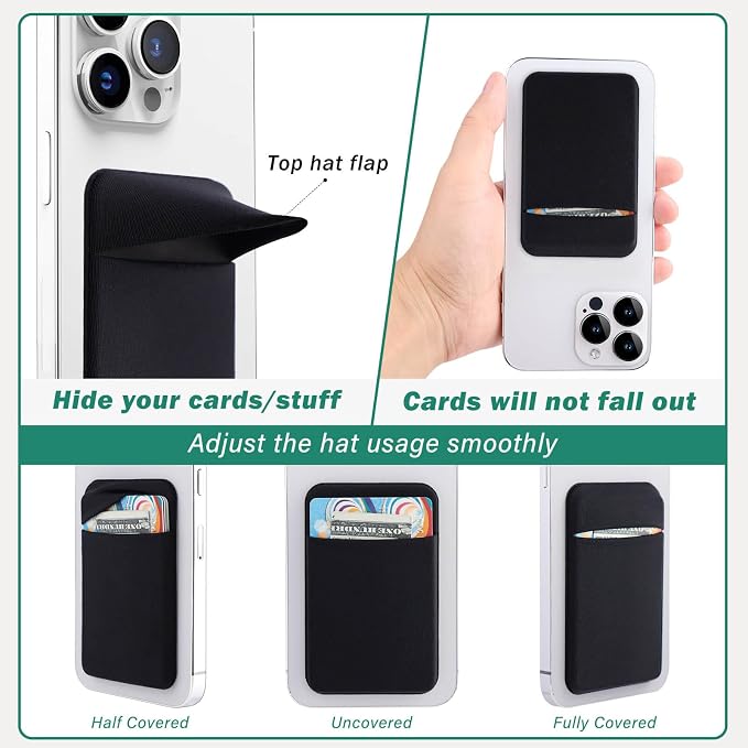 3Pack Cell Phone Card Holder Pocket - Image 4