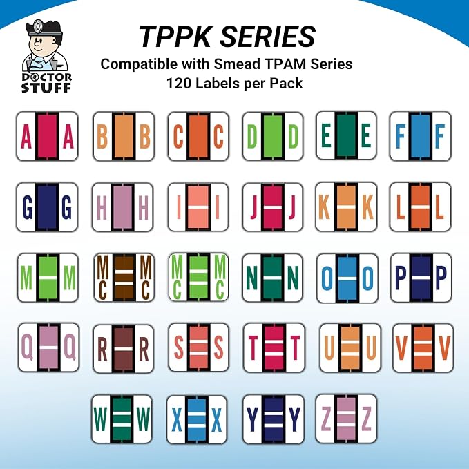 Doctor Stuff - File Folder Labels, Alphabet Letter Mc Stickers, Compatible - - Image 7