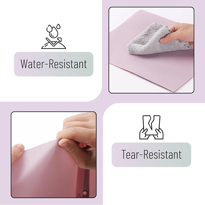Mr. Pen- Plastic Folders with Pockets and Prongs, 10 Pack, Letter Size | - Image 4