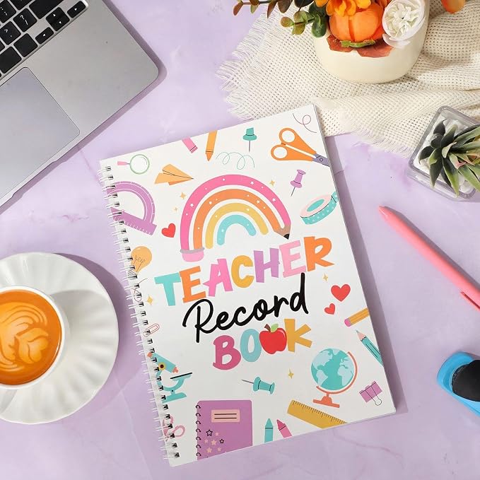 Fuyoooo Teacher Record Book Teacher Grade Books 2026-2027 Spiral Bound Record - Image 5