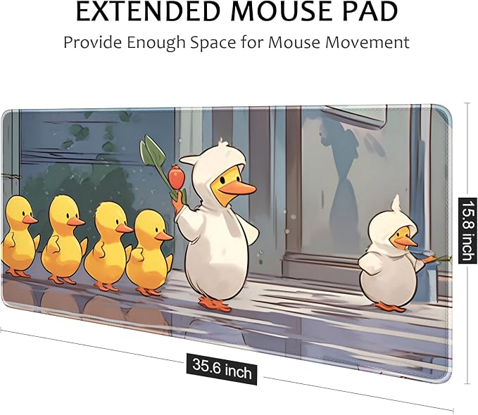 Auhoahsil Ultra Large Gaming Mousepad, XXL Extended Full Size Desktop Matt - Image 4