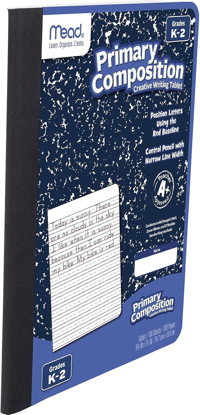 Mead Primary Composition Book, Primary Ruled Journal, Grades K-2, 7-1/2" x - Image 9