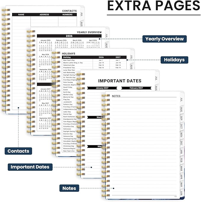 Planner 2026-2027, Monthly and Weekly Academic Planner July 2026 - Image 5