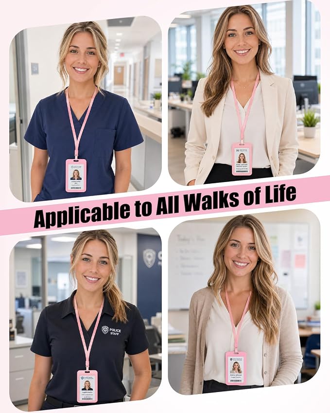 Uniclife 3 Pack ID Badge Holder - Image 6