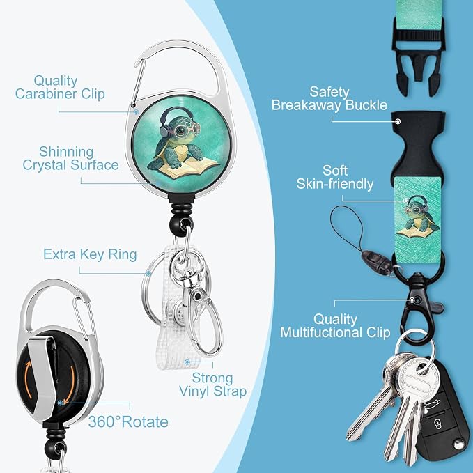 Immaturus Cute Sea Turtle Lanyards - Image 4