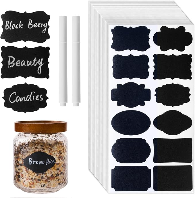 Homrelaxy 360Pcs Chalkboard Labels – 2.1x1.4 Inch Reusable Blackboard Stickers by Unknown