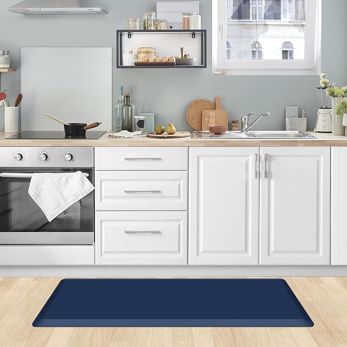 KitchenClouds Kitchen Mat Cushioned Anti Fatigue Kitchen Rug 17.3"x39" Water - Image 7