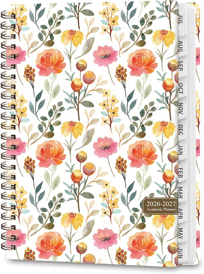 Planner 2026-2027, Weekly and Monthly Academic Planner, July 2026 by VALOME