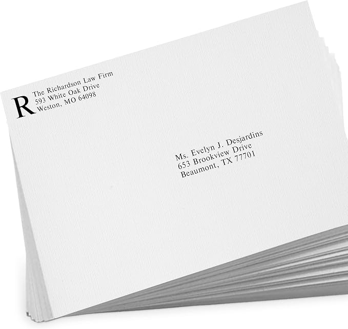 LUXPaper 9 x 12 Open End Envelopes | Peel & Press | White Linen | 80lb. Text | - Image 5
