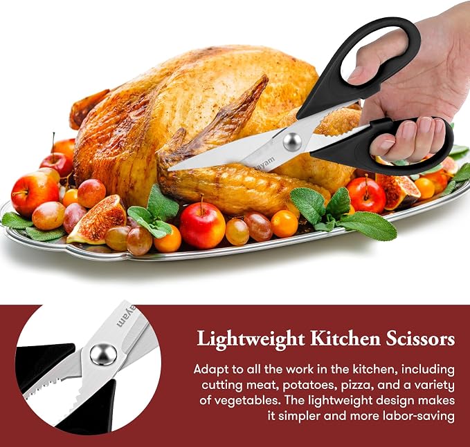 iBayam All Purpose Kitchen Shears - Image 5
