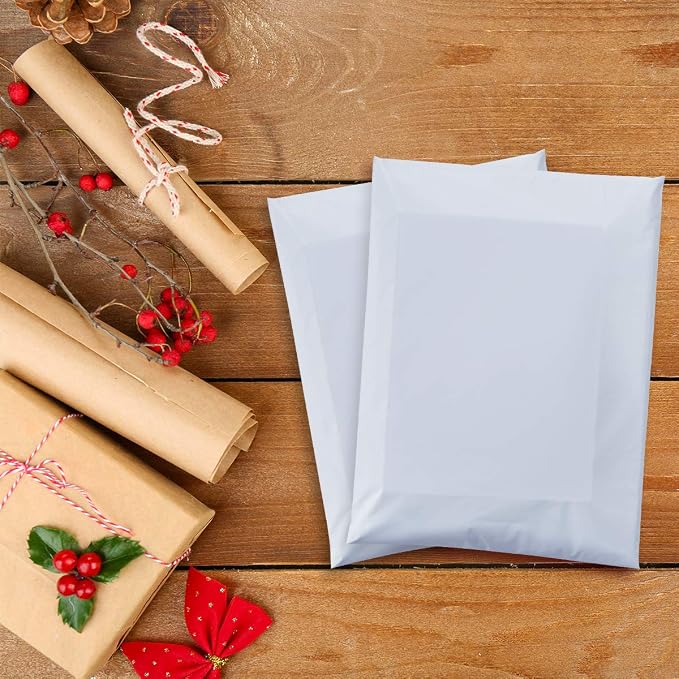 UCGOU Poly Mailers 6x9 Inch White 200 Pack Mini #1 Shipping Bags Strong Mailing - Image 6