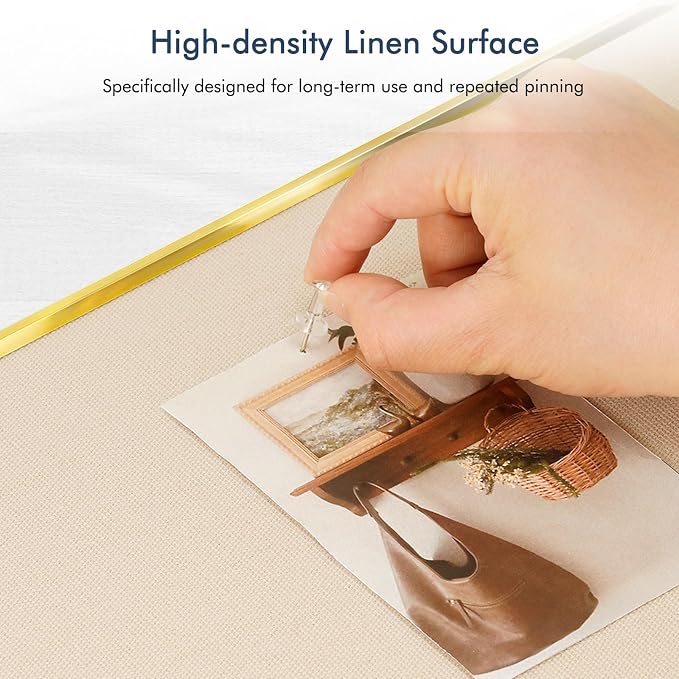 DOLLAR BOSS Linen Bulletin Board, Cork Boards - Image 2