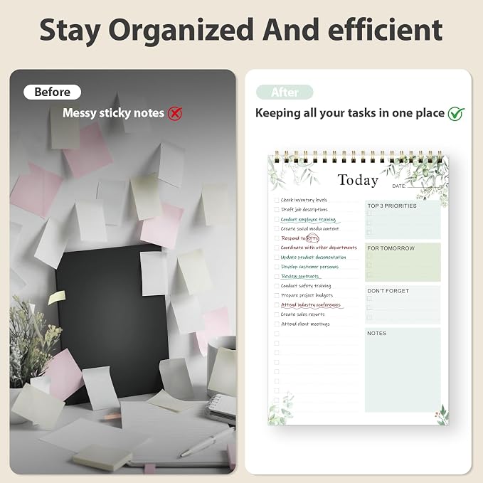 Weekly To Do List Notepad, Undated Planner - Image 3