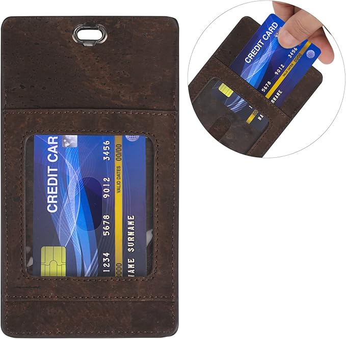 Premium Portuguese Cork Pocket Protector for Men | Multi-Use Pocket Protectors for Shirts and Lab Coats | For Pen, Pencils, Pointers, and More | 1 Pack Brown Pocket Organizer Protector-DeskLoop Office