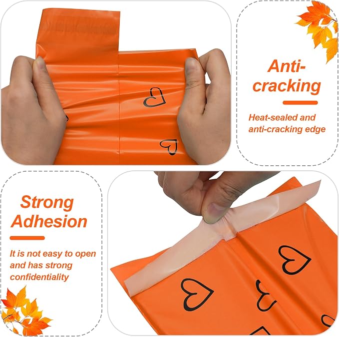 JinRuiKJ Thank You Poly Mailer 6x9 Inch 100 PCS, Shipping Bags - Image 4