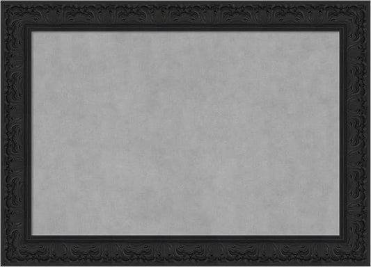 Amanti Art Black Framed Magnetic Board 31x43 Large Vision Board by AmantiArt