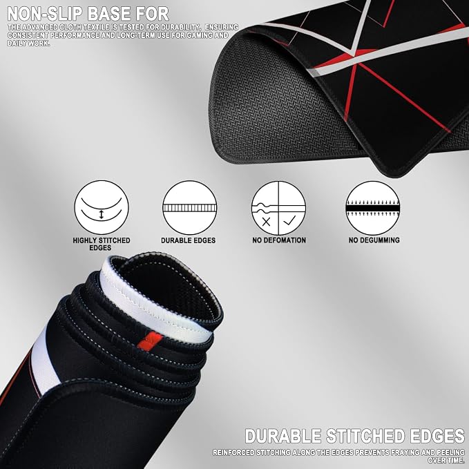 Large Gaming Mousepad, Waterproof Extra Large Mouse Pad - Image 4
