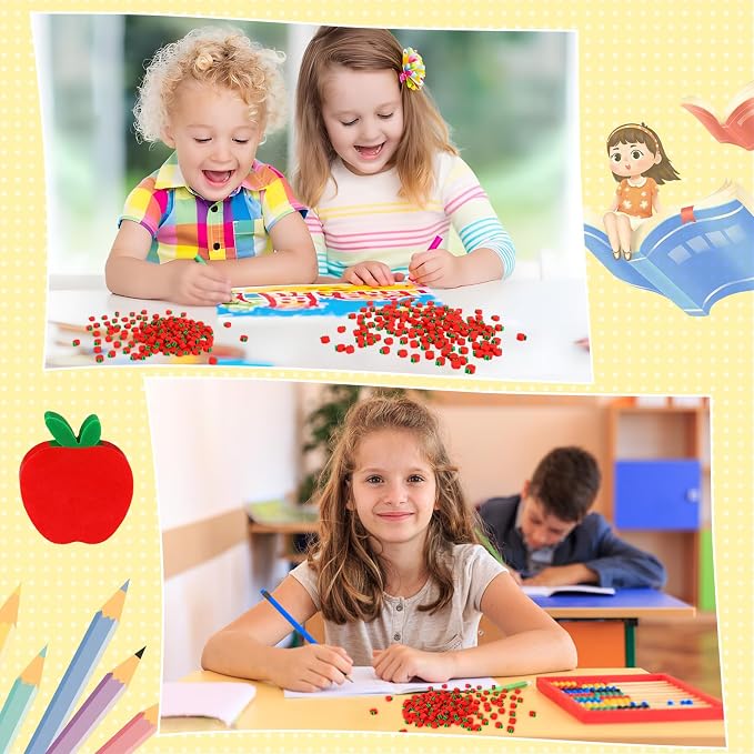 JUNEBRUSHS 150pcs Apples Erasers - Image 6