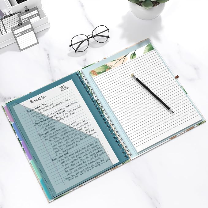 Hongri Clipboard Folio with Refillable Lined Notepad, 8.5 x 11 Folders with - Image 7