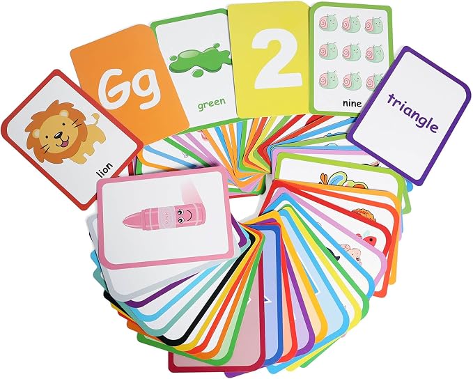 ZazzyKid Flash Cards for Toddlers Learning: 54 Double Sides Flashcards for - Image 6