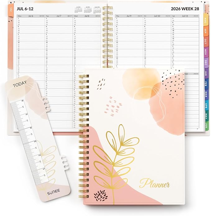 SUNEE 2026-2027 Appointment Book, Quarter-Hourly, Weekly & Monthly by SUNEE