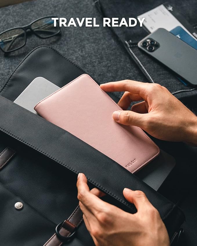 VULKIT Passport Holder Wallet RFID Blocking Travel Wallet - Image 5