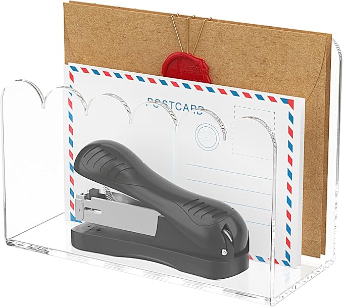 YAGELI 1-Slot Acrylic Mail Organizer by YAGELI