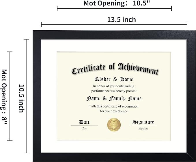ELSKER&HOME 8.5x11 Diploma Frame Black 6 Pack - Image 3