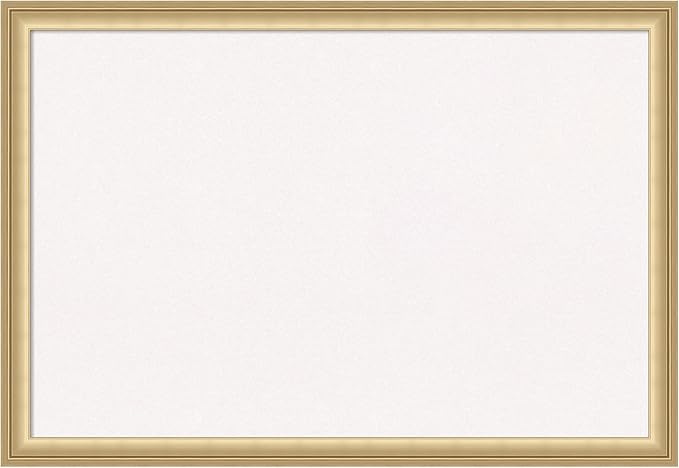 Amanti Art White Cork Board for Wall, 18x26 Vision Board with Gold Frame, Medium Corkboard Office Decor for Home Organization, Casual Corkboard Pinboard to display items for home organization-DeskLoop Office