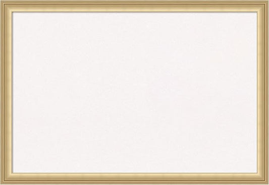 Amanti Art White Cork Board for Wall, 18x26 Vision Board with Gold Frame, Medium Corkboard Office Decor for Home Organization, Casual Corkboard Pinboard to display items for home organization-DeskLoop Office