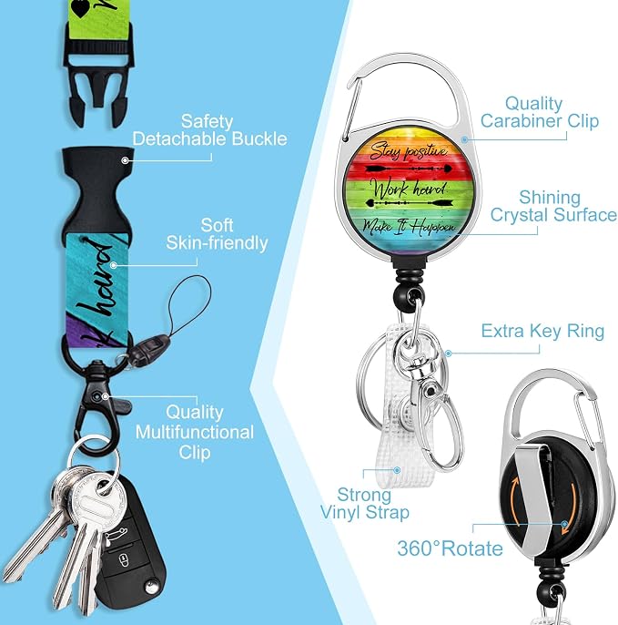 Piefly Lanyards for Id Badges, Positive Badge Holder - Image 4