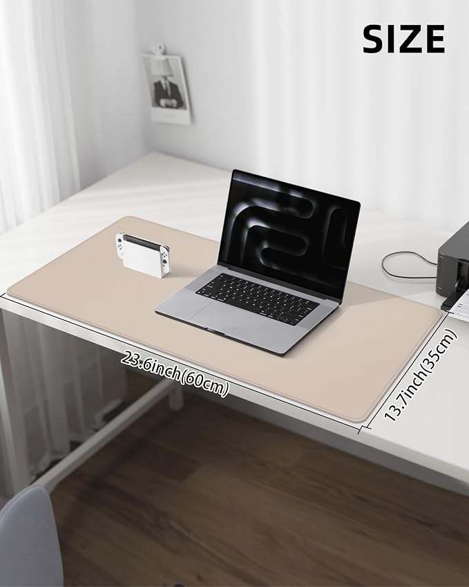 Non-Slip Desk Pad, Desk mat, Large Mouse Pad, Office Desk mat, Waterproof PU - Image 5